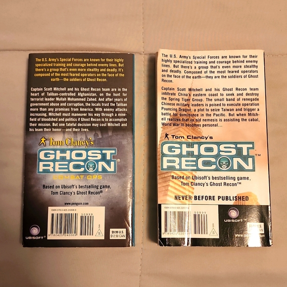 Tom Clancy's Ghost Recon & Tom Clancy's Ghost Recon Combat OPS - book bundle - Picture 2 of 4